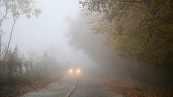 Auto im Nebel