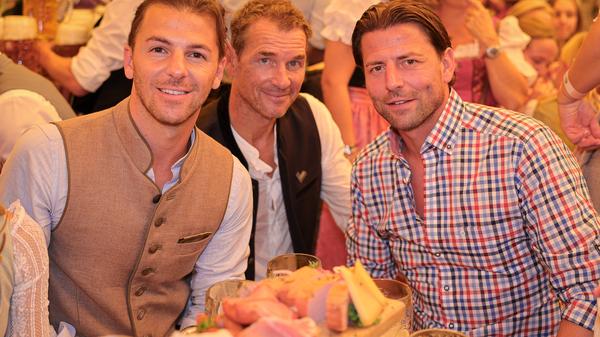 Riccardo Basile, Jens Lehman und Roman Weidenfeller im Schottenhamel.