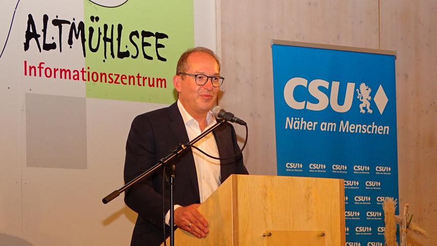 Ampel-Bashing beim CSU-Herbstempfang: Alexander Dobrindt sprach in Muhr am See