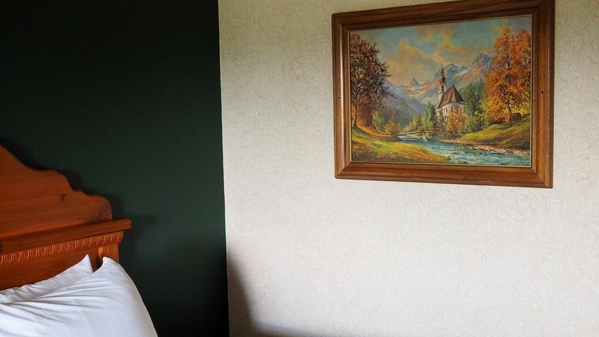 Könnte auch in Franken sein: Das Hotelzimmer im Bavarian Inn in Frankenmuth.