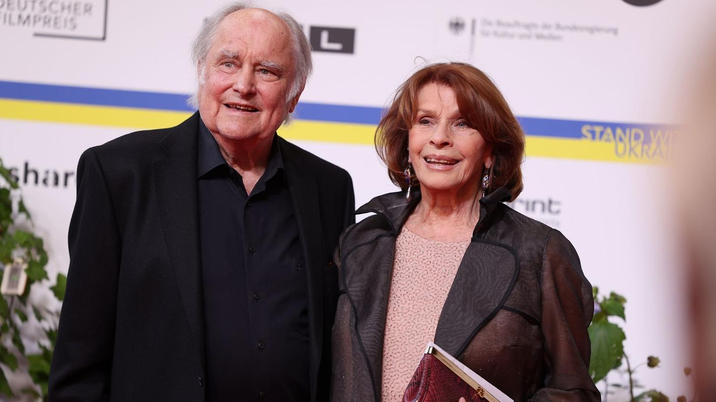 Senta Berger und ihr Ehemann Michael Verhoeven im Mai bei der Verleihung des Deutschen Filmpreises.