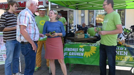Grünen-Spitzenkandidatin in Rückersdorf: Katharina Schulze stand Bürgern Rede und Antwort