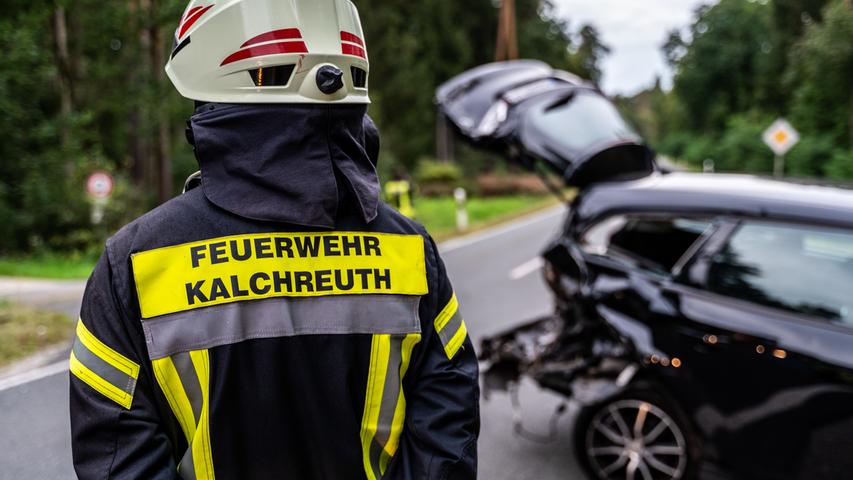 Auch die Feuerwehr Kalchreuth war im Einsatz.