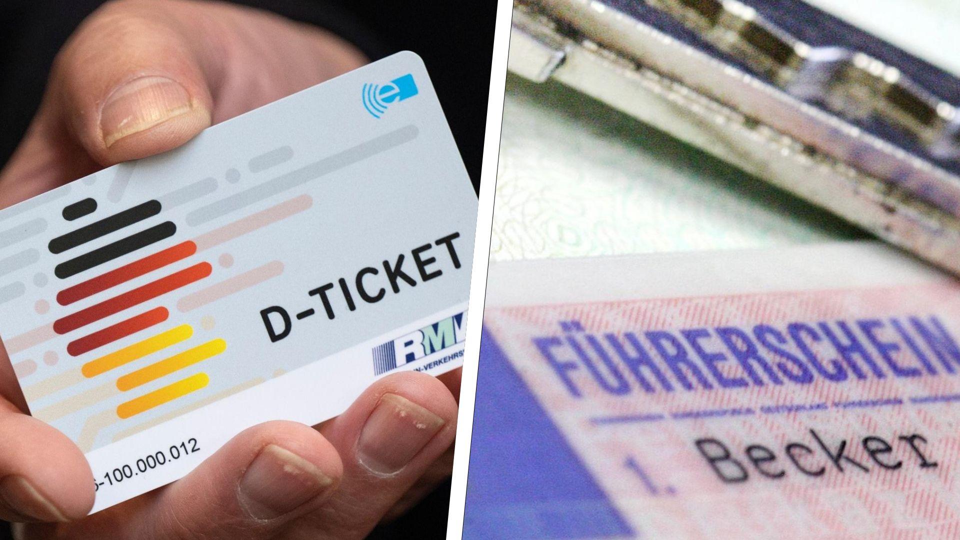 In einigen Städten können Bewohnerinnen und Bewohner ihren Führerschein gegen ein Deutschlandticket tauschen - zu unterschiedlichen Konditionen. In einigen Städten können Bewohnerinnen und Bewohner ihren Führerschein gegen ein Deutschlandticket tauschen - zu unterschiedlichen Konditionen.