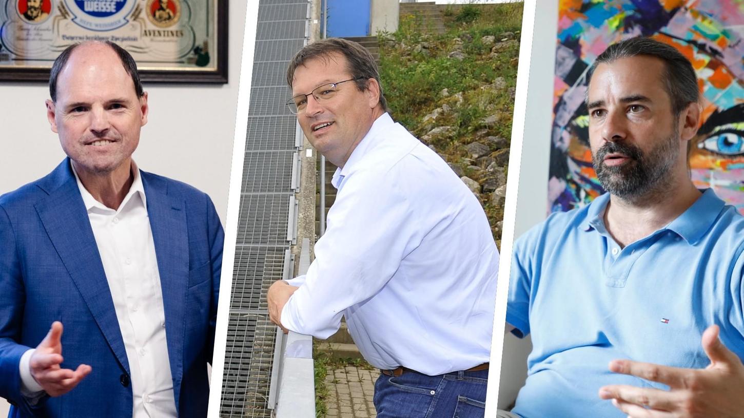 Nur drei von sechs Landtagskandidaten stellten sich den Twitter-Fragen: Michael Hofmann (CSU), Martin Distler (Grüne) und Sebastian Körber (FDP).