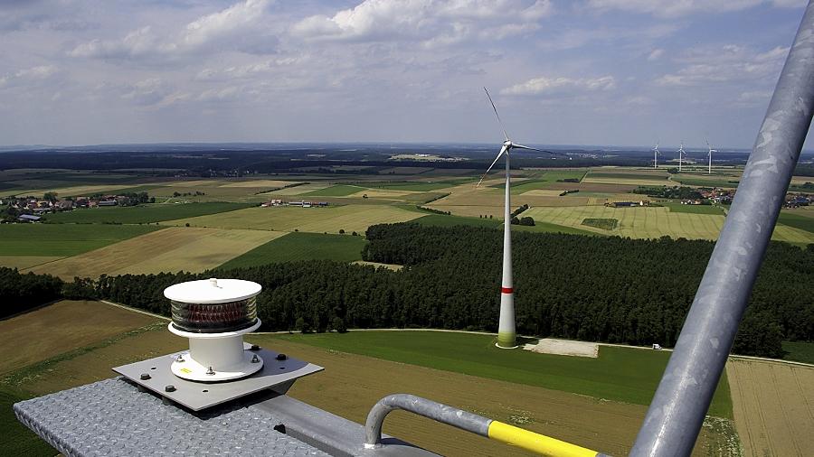 Der Windpark von Wilhermsdorf