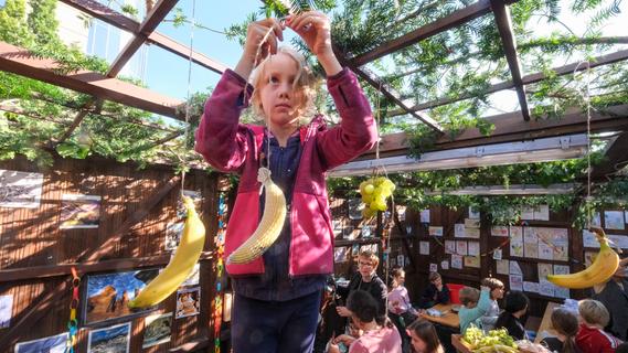 Jüdisches Fest: Eine Laubhütte am Nürnberger Kornmarkt ist für jedermann geöffnet