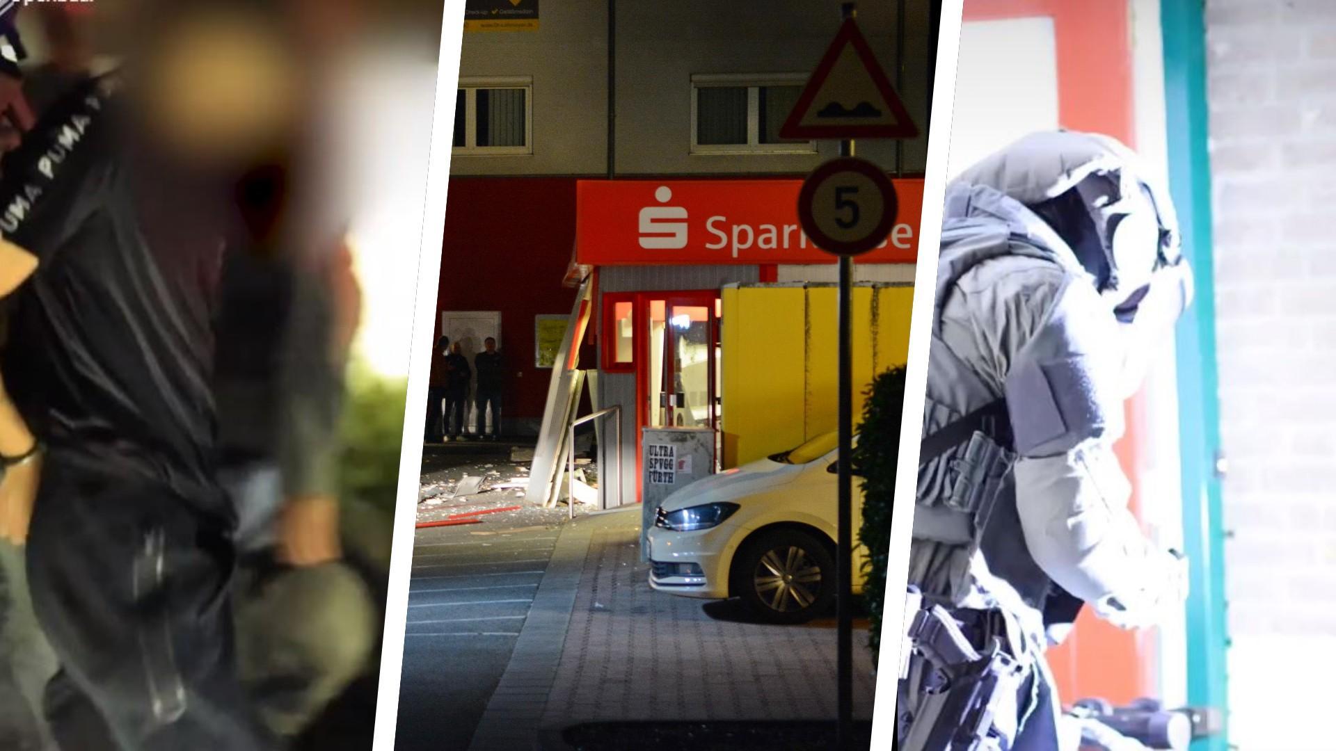 Diese Aufnahmen veröffentlichte die niederländische Polizei am Donnerstag. Zu sehen ist die Festnahme eines Verdächtigen, der auch in Fürth einen Geldautomaten gesprengt haben soll. Diese Aufnahmen veröffentlichte die niederländische Polizei am Donnerstag. Zu sehen ist die Festnahme eines Verdächtigen, der auch in Fürth einen Geldautomaten gesprengt haben soll.