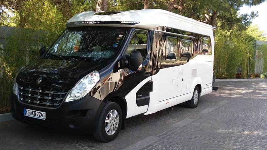 Das Wohnmobil des vermissten 65-Jährigen. Das Wohnmobil des vermissten 65-Jährigen.