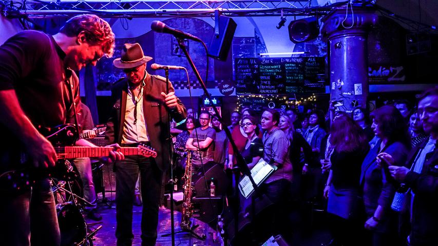 Das Festival "Blues will eat" im Nürnberger Künstlerhaus im Februar 2017.