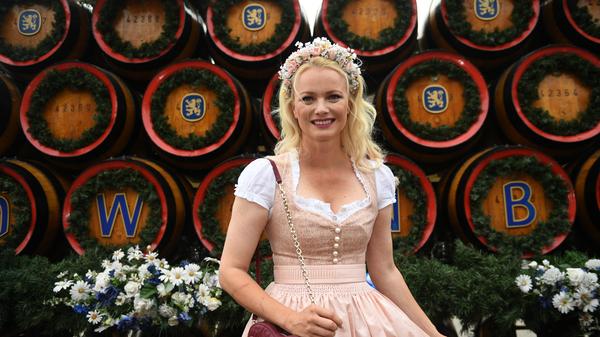 Auch Model Franziska Knuppe besuchte das 188. Oktoberfest.