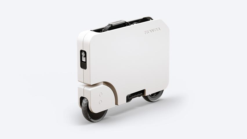 So sieht der Motocompacto im Transportmodus aus. So sieht der Motocompacto im Transportmodus aus.
