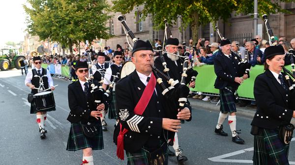 Die Glen Regnitz Pipe Band Forchheim.