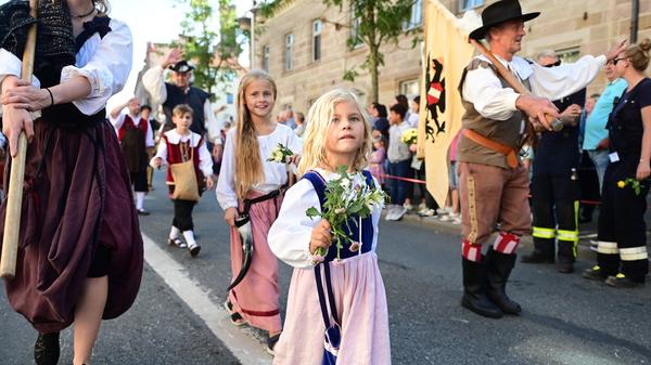 Der Nachwuchs der Wallenstein-Festspielverein Altdorf.