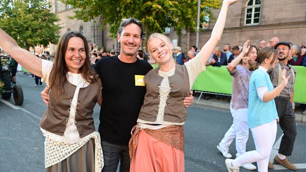 Mitglieder der Cadolzburger Burgfestspiele.