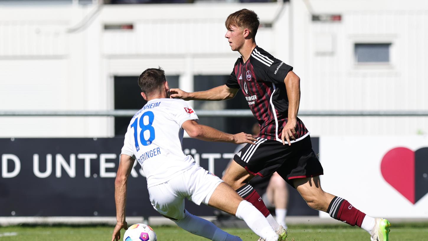 Bleibt noch länger beim 1. FC Nürnberg: Finn Jeltsch hat einen neuen Vertrag unterschrieben.