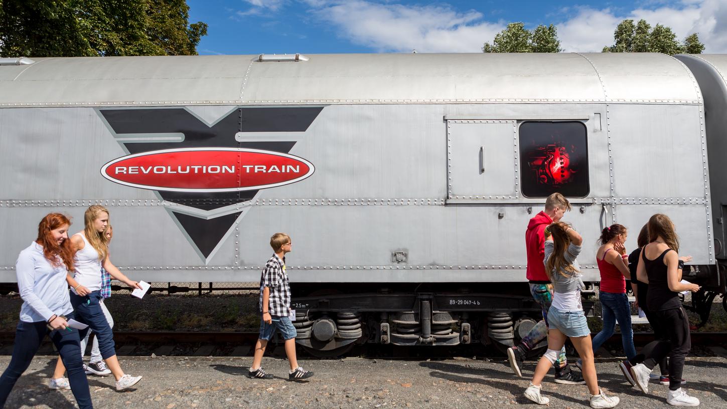 Junge Menschen über Drogen aufklären - das ist das Ziel des Revoultion trains. 