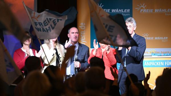 Landtagswahl Bayern - Wahlparty Freie Wähler