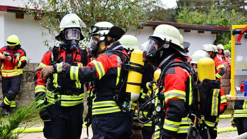 Die Freiwilligen Feuerwehren aus Pleinfeld, Röttenbach-Mühlstetten und Georgensgmünd waren im Einsatz.