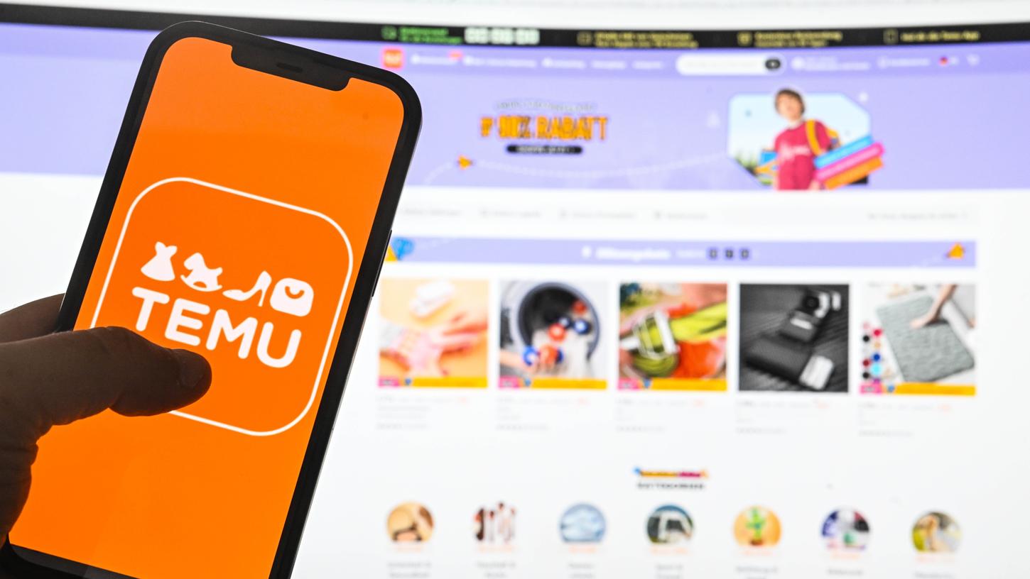Das chinesische Einkaufsportal Temu gibt es als App und als Website.