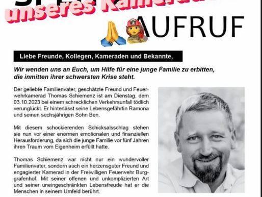 Der 42-Jährige hinterlässt seine Lebensgefährtin und seinen sechsjährigen Sohn. Freunde wollen der Familie helfen. Der 42-Jährige hinterlässt seine Lebensgefährtin und seinen sechsjährigen Sohn. Freunde wollen der Familie helfen.
