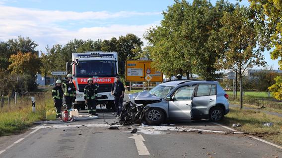 Update: Fahrer nach Unfall in Herzogenaurach Beutelsdorf doch nur leicht verletzt