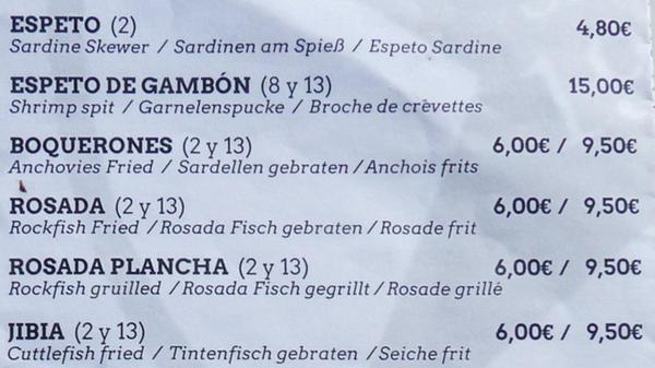 Den bespuckten Garnelenspieß hat Renate Ostertag aus Schnaittach auf den Kanarischen Inseln gesehen.