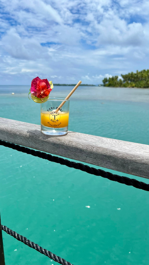 Rum mit Ananassaft - beides wird auf den Inseln rund um Tahiti frisch produziert. Die spannende Reisereportage zu dieser Bildergalerie lesen Sie hier auf www.nn.de/2.11550/2.11552/1.13664912 .