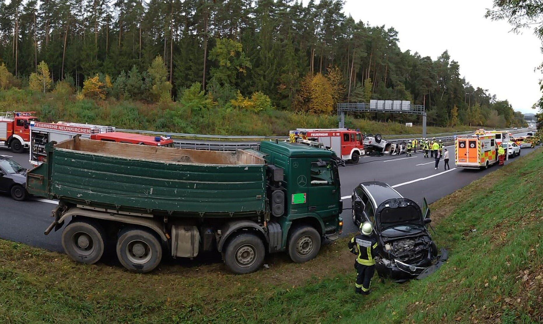 Zwei Unfälle mit vier Verletzten bei Lauf und Altdorf