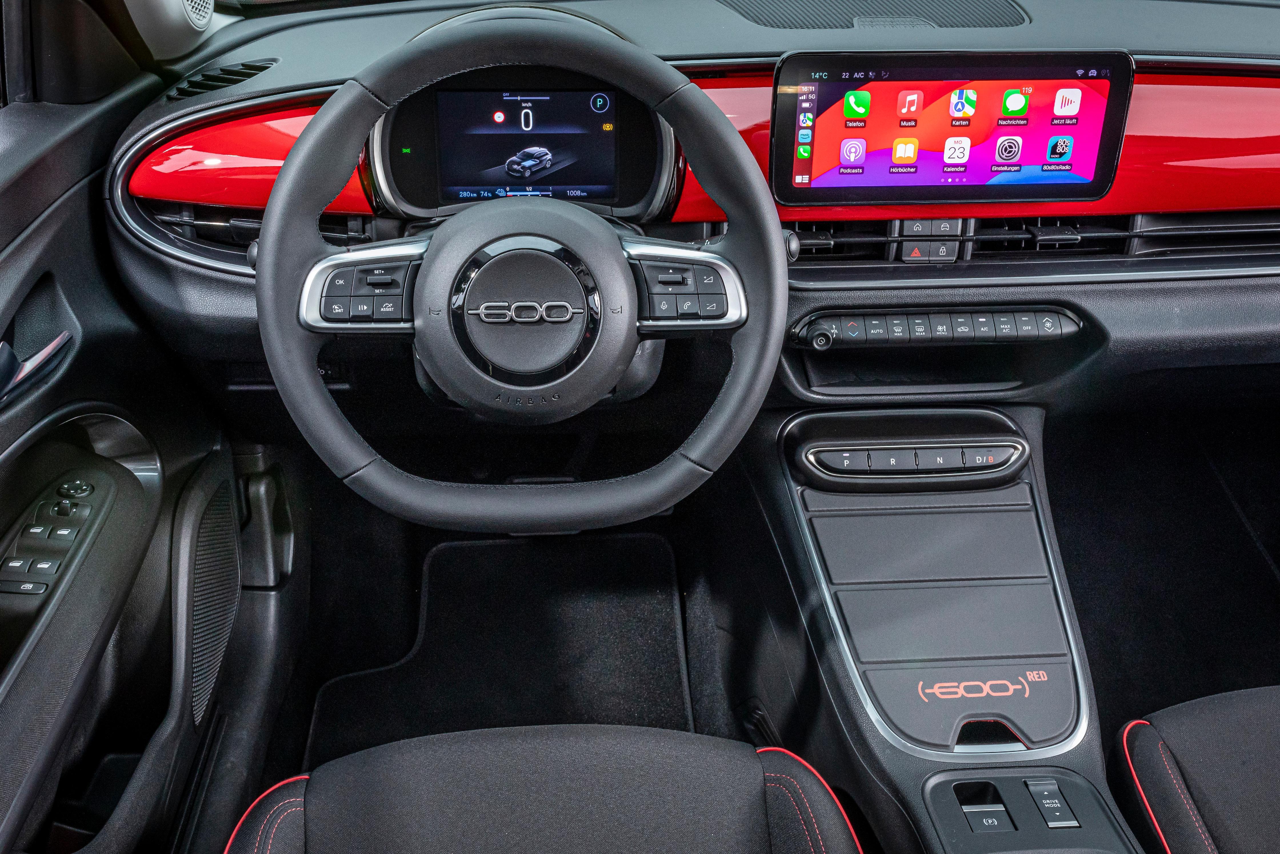 Im Innenraum kann es auch so farbenfroh zugehen.