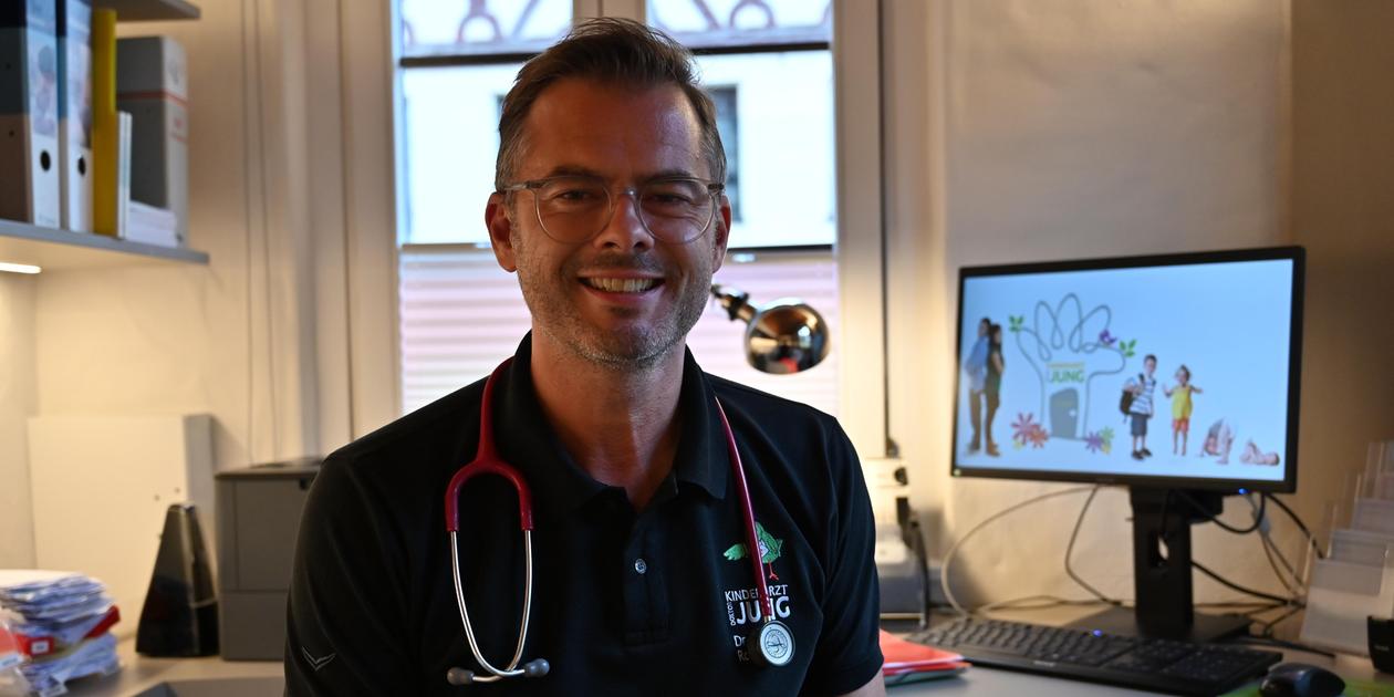 Dr. Ronny Jung eröffnet im Januar eine große Kinderarzt-Praxis in Roth