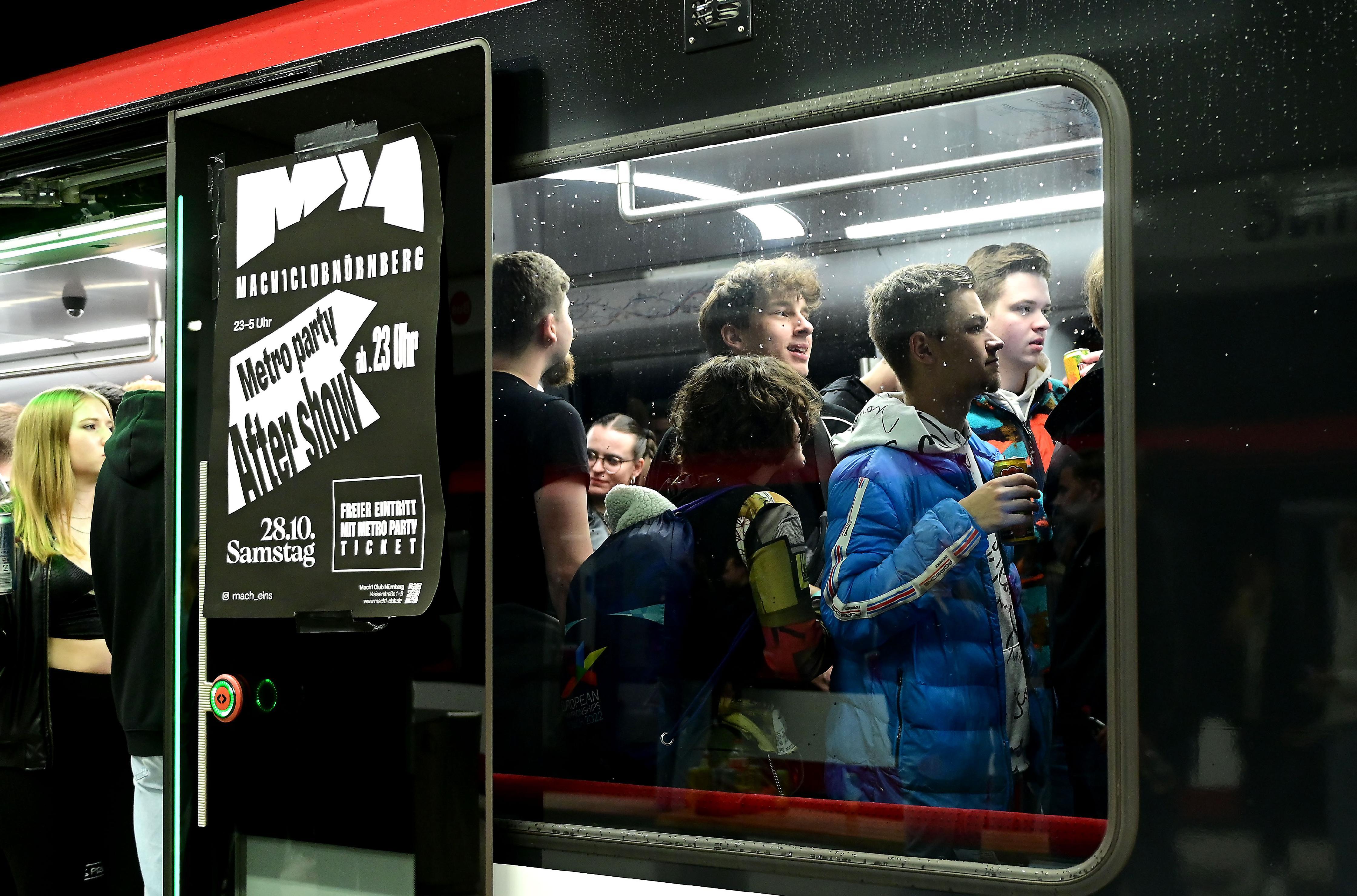 Gut gefüllt: Zwei Stunden ging der Spaß, danach war die Afterparty im Nürnberger Club Mach1 angesagt. Wie der Abend verlief und warum die U-Bahn doch nicht fuhr, lesen sie in unserer Reportage.