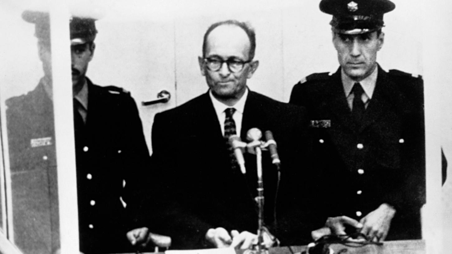 In Israel wurde Adolf Eichmann zum Tode verurteilt. Zuvor war er 15 Jahre in Argentinien untergetaucht.