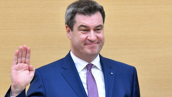 "Die Ehre meines Lebens": Markus Söder erneut zum Ministerpräsidenten gewählt
