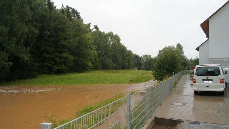 Hochwasser im Landkreis Forchheim