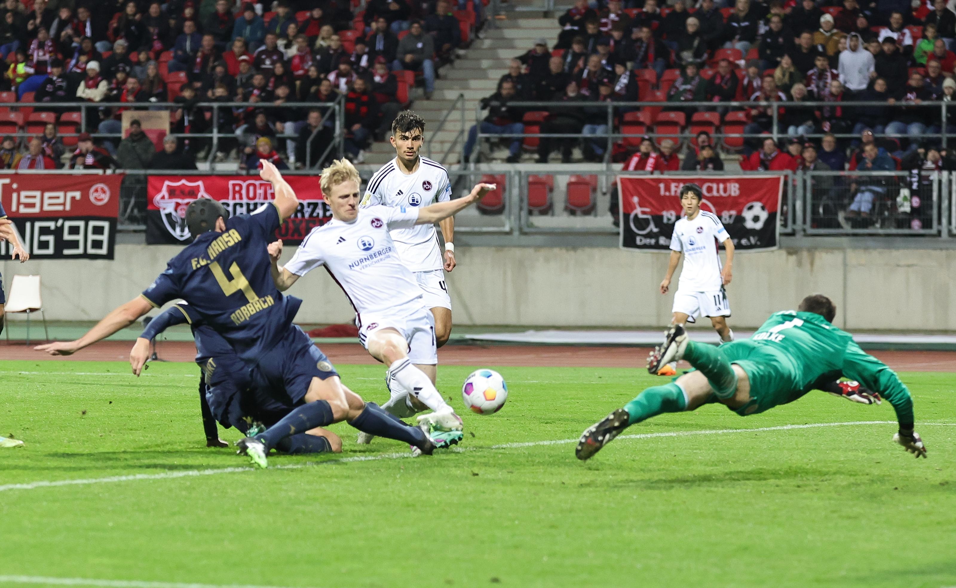Verlängerung im Max-Morlock-Stadion: Joker Lohkemper bringt den Last-Minute-Ausgleich