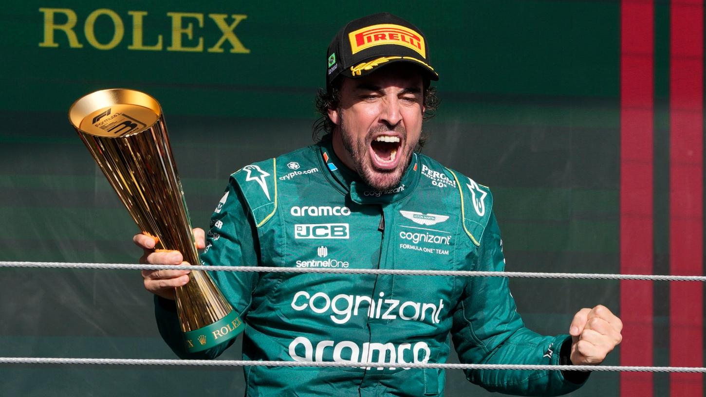 Fuhr in Brasilien auf Platz drei: Fernando Alonso.