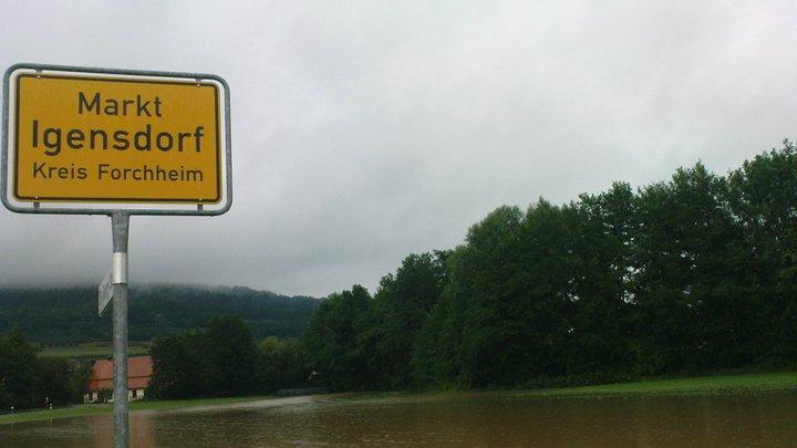 Igensdorf: Schlimmstes Hochwasser seit 60 Jahren