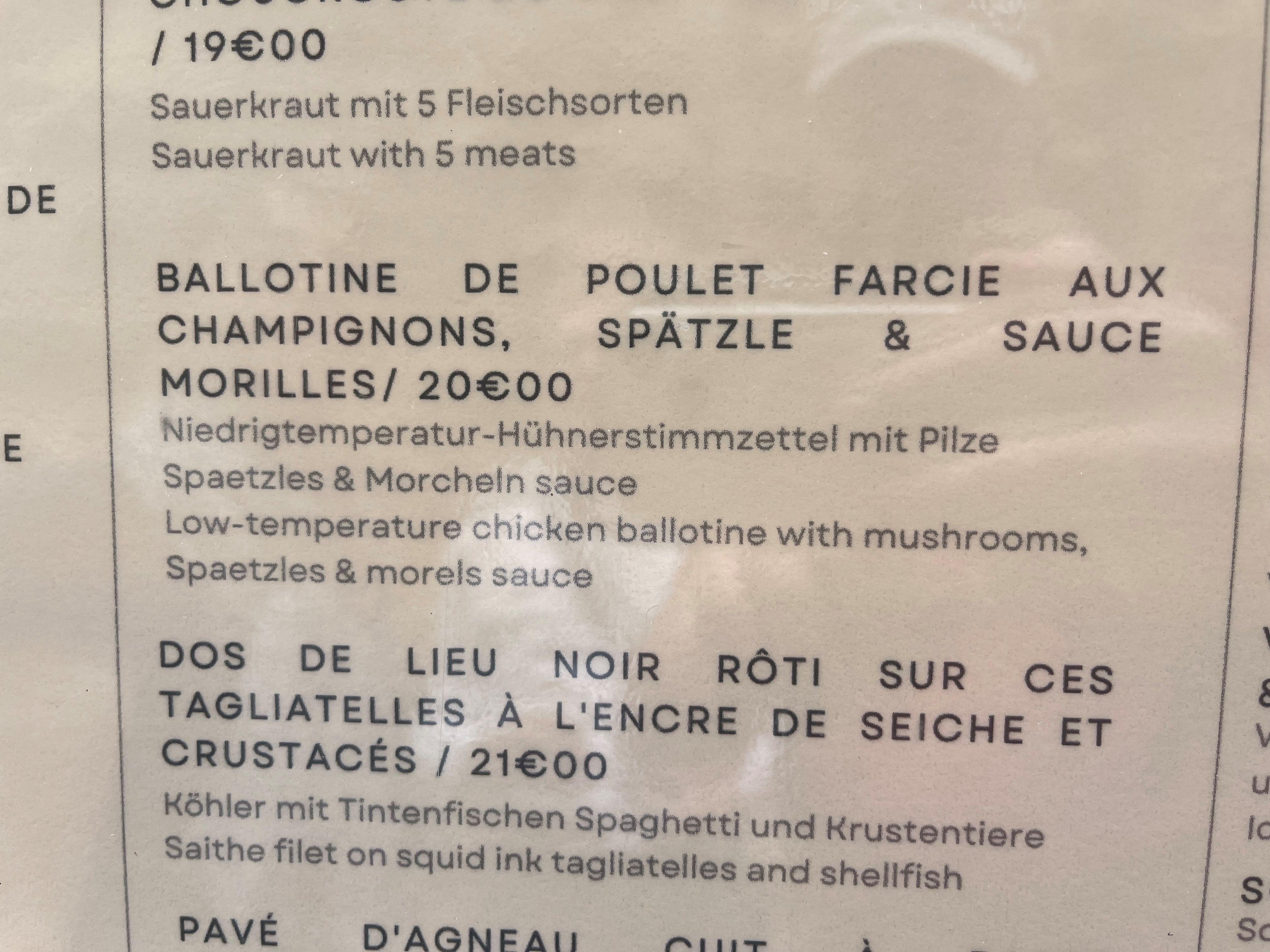 "Die schmackhaften Hühnerstimmzettel gab es in Eguisheim im Elsass" schreibt uns Leser Günther Kraußer aus Altdorf.