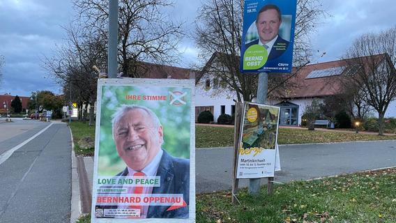 Kuriose Werbung: Das steckt hinter den Landratswahl-Plakaten in Obermichelbach