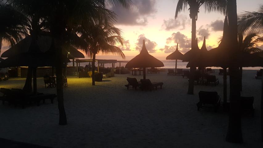 Jeder Sonnenuntergang soll auf Mauritius einzigartig sein.
