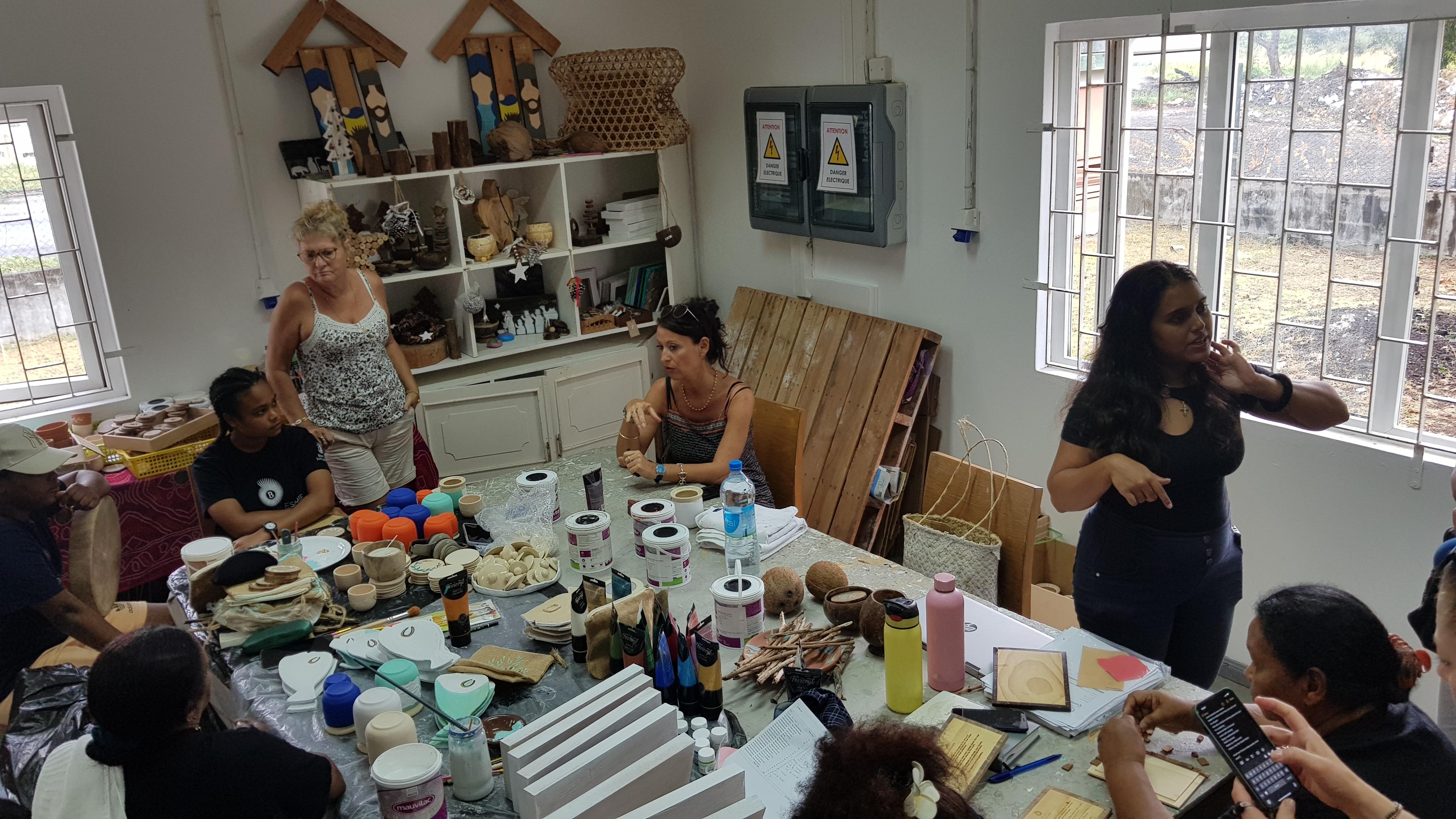 Die Beachcomber-Hotelkette arbeitet auch mit lokalen Künstlern zusammen.