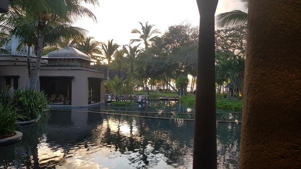 Das Ambiente innerhalb des Hotels bot selbst einen malerischen Anblick.