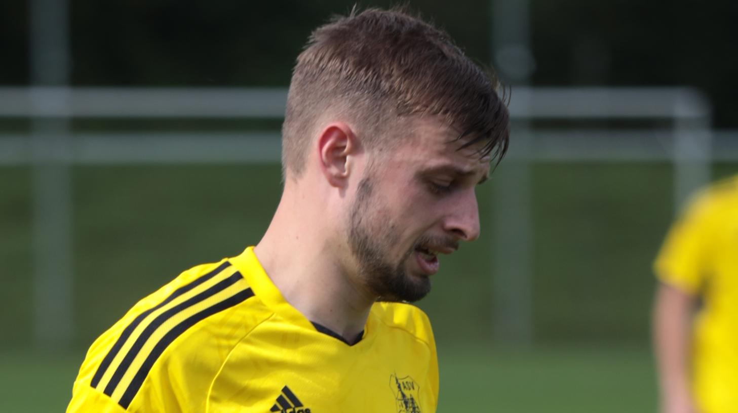 Fühlt sich in der Zweiten wohl: Stefan Müller vom ASV Möhrendorf traf neun Mal in einem Spiel, in der ersten Mannschaft will der 28-Jährige trotzdem nicht mehr spielen.
