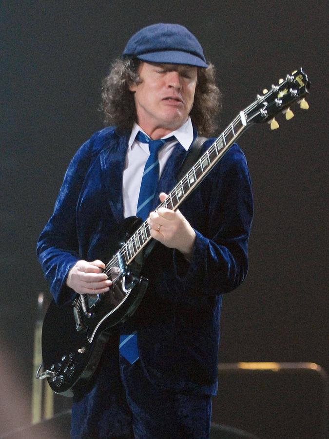 Legendärer Gitarrist: Angus Young von AC/DC.