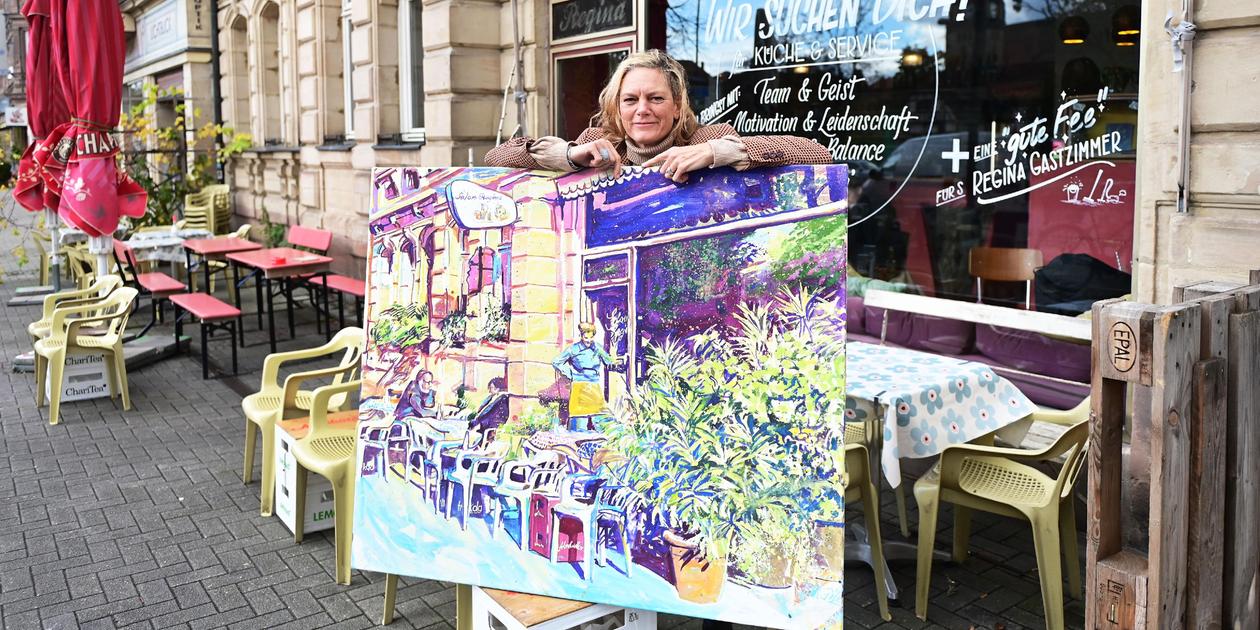 Salon Regina, Caffè Fatal: Fürther Künstlerin bringt Nürnbergs Subkultur auf die Leinwand | nn.de