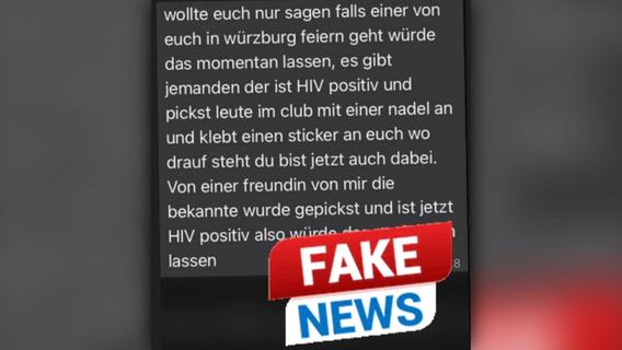 Vorsicht: Böse Fake News über Spritzen-Angriffe im Würzburger Nachtleben im Umlauf