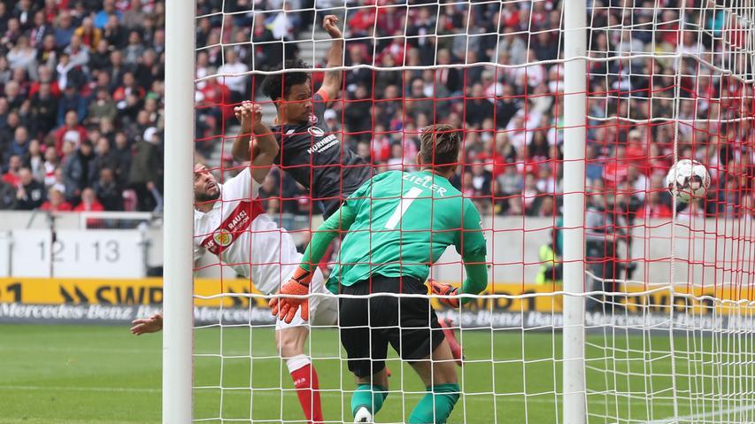 VfB Stuttgart - 1. FC Nürnberg 1:1 (0:1) Tore: Matheus Pereira (42.), 1:1 Kabak (75.)  - 6. April 2019. 