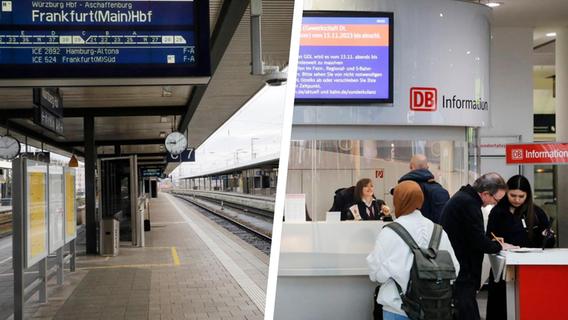 Sechs Stunden Zugfahrt und verschobene Schulaufgaben: Auswirkungen des Bahn-Streiks in Nürnberg