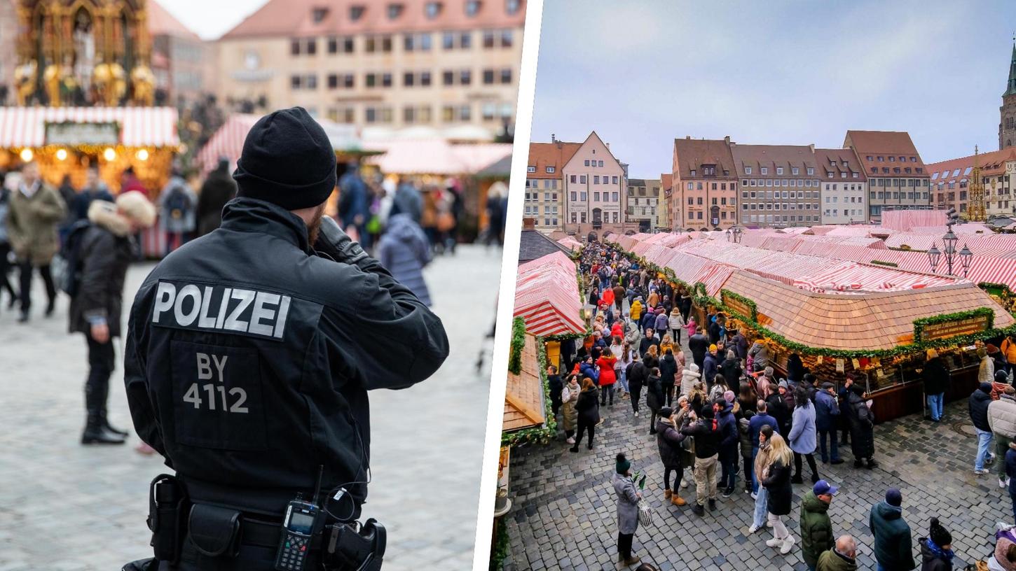 Stimmungsvoll - aber eben auch voll. Damit die Sicherheit am Nürnberger Christkindlesmarkt möglichst hoch ist, machen sich Polizei und Stadt viele Gedanken über ein geeignetes Konzept.